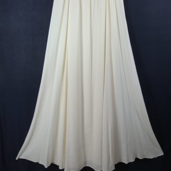 NEW Reformation Lecce Dress/Gown Ivory isze 6 #1092 - Picture 6 of 9